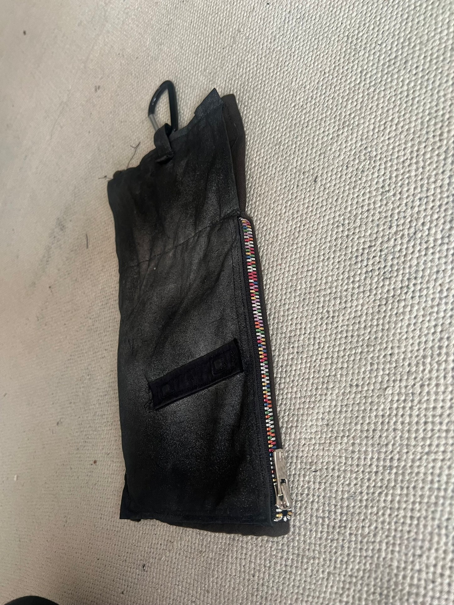 Black Harness with Silver Spraypaint