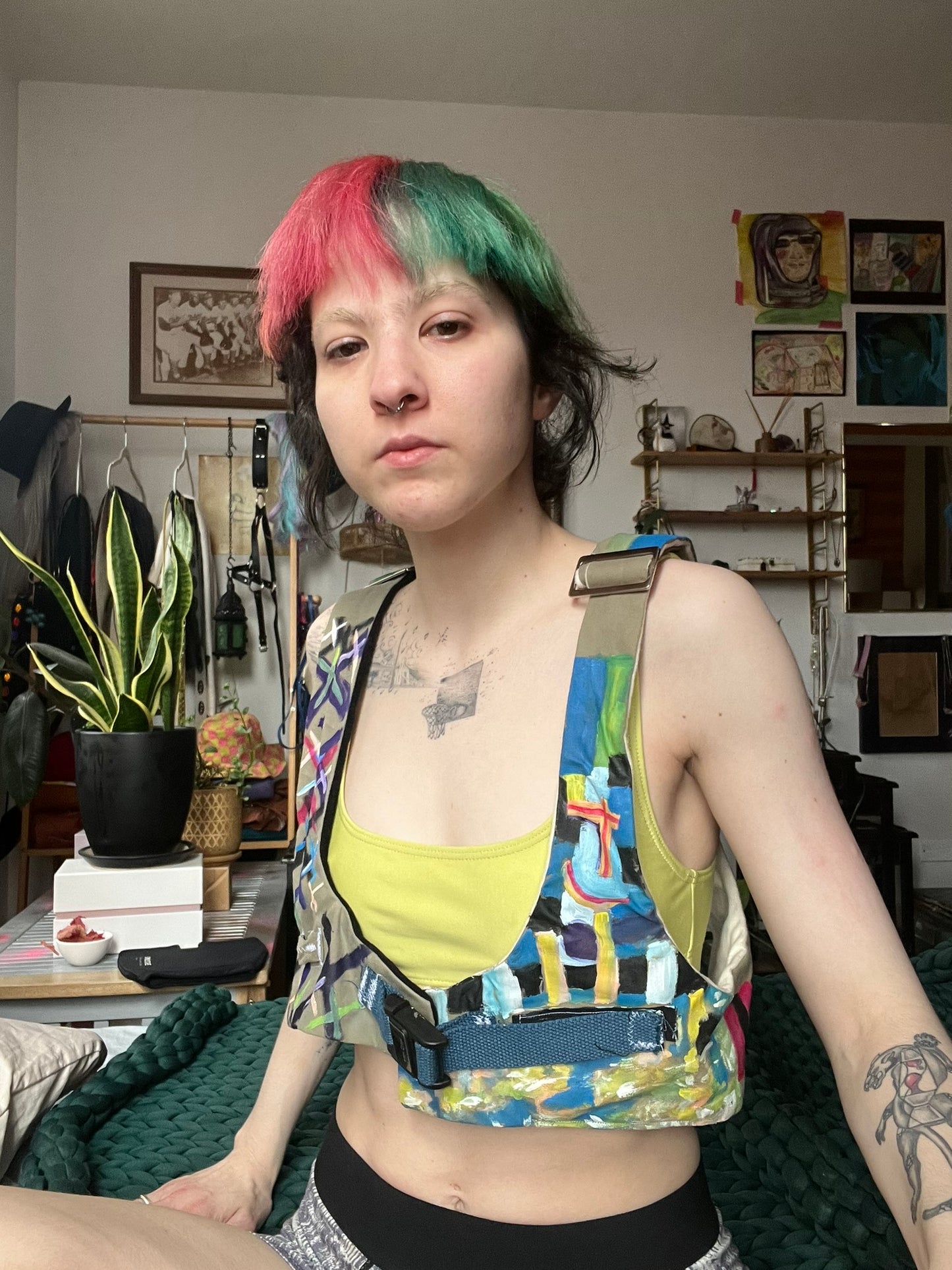 Hand-painted Vest Harness