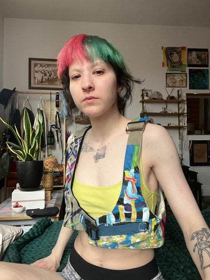 Hand-painted Vest Harness