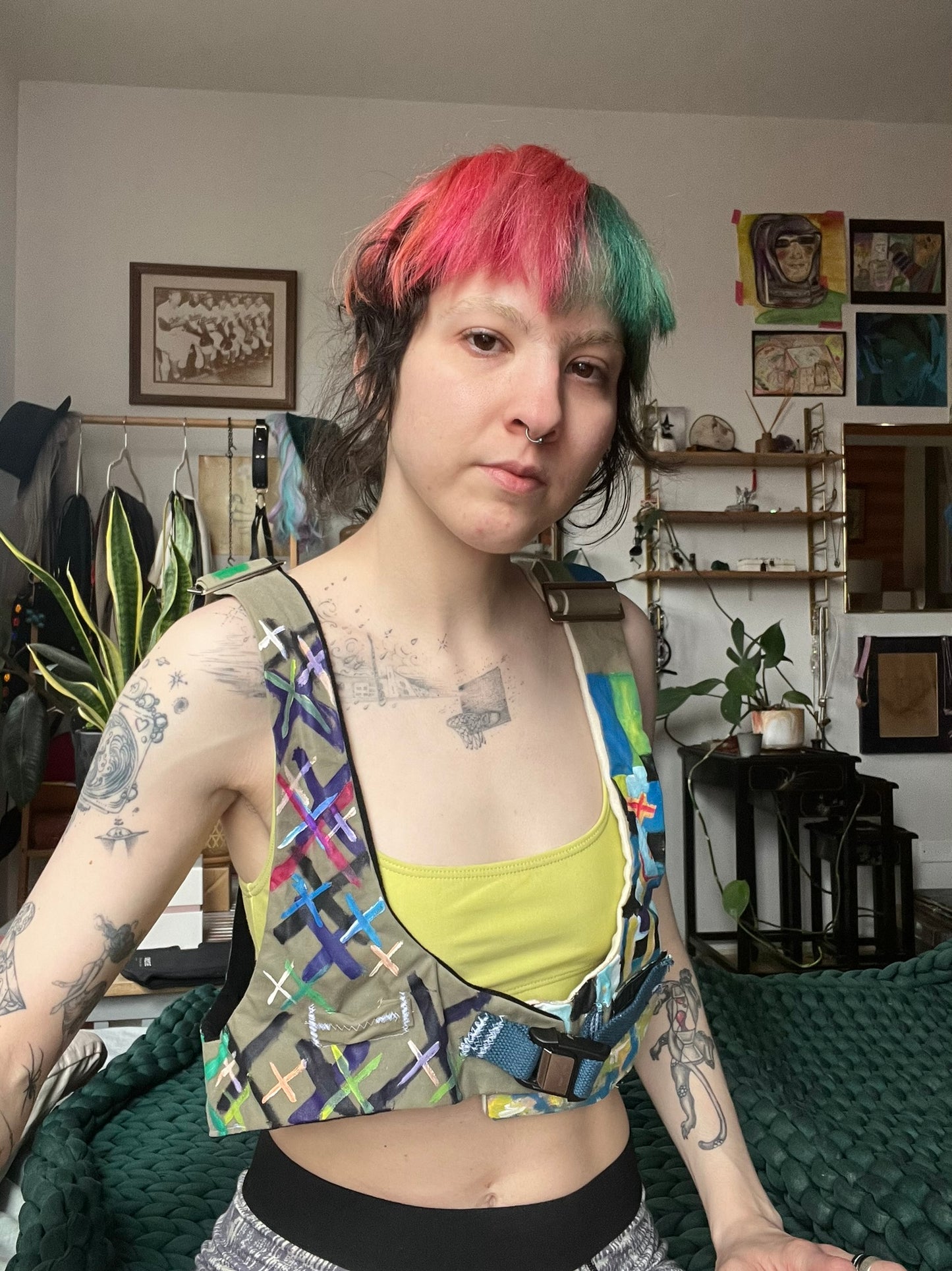 Hand-painted Vest Harness