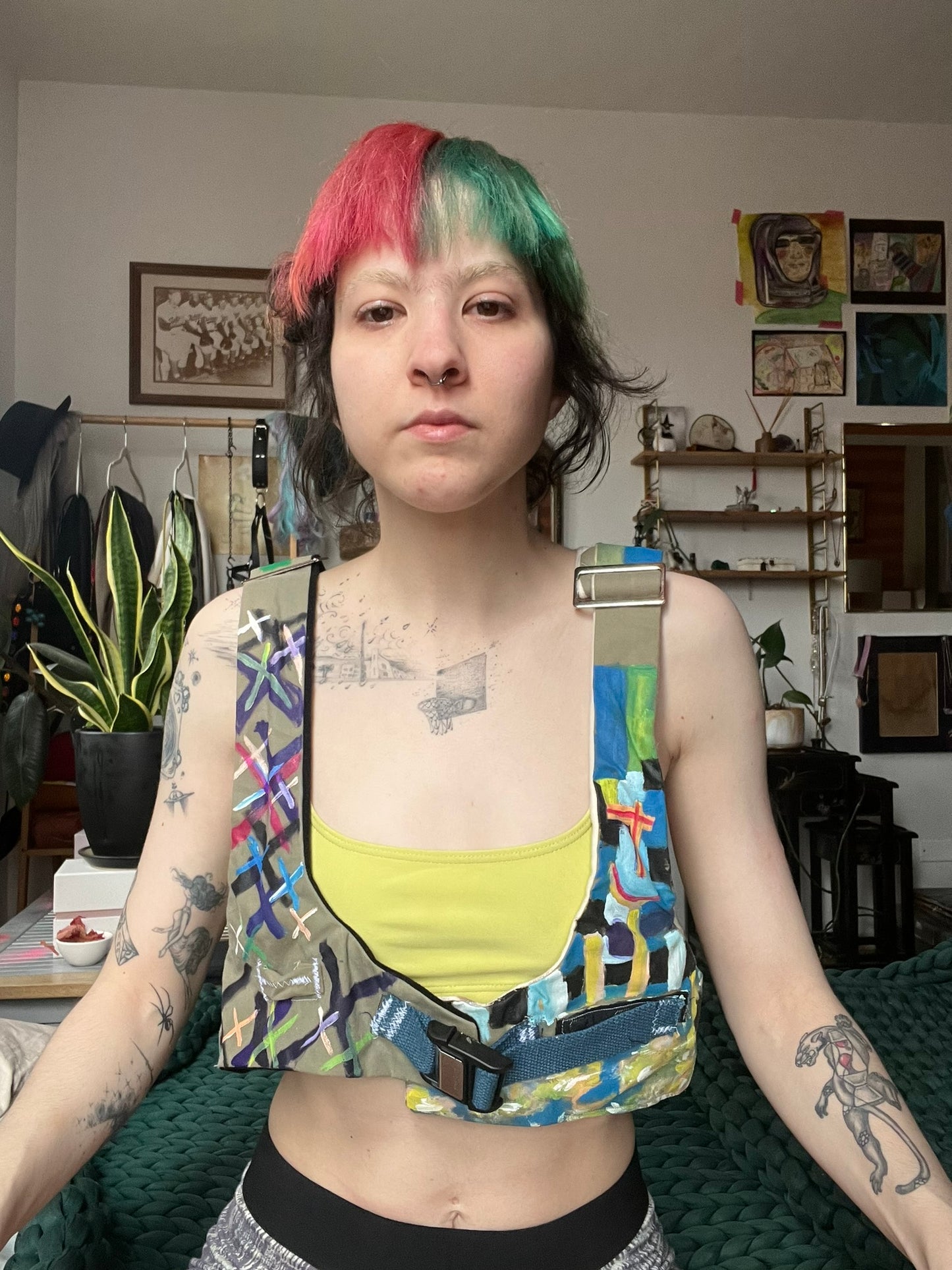 Hand-painted Vest Harness