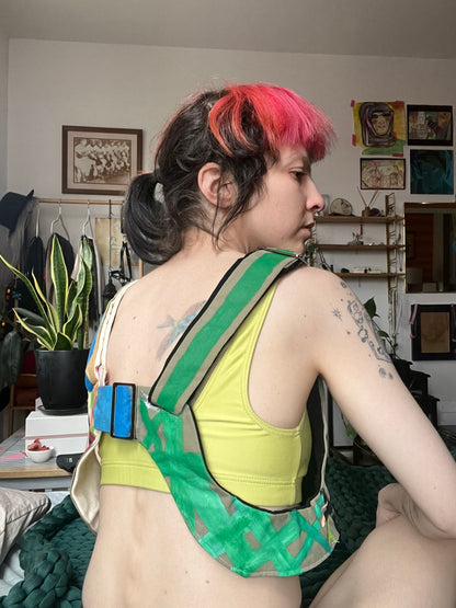 Hand-painted Vest Harness