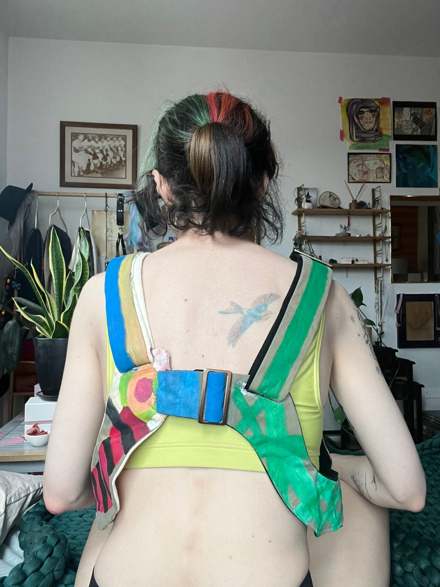Hand-painted Vest Harness