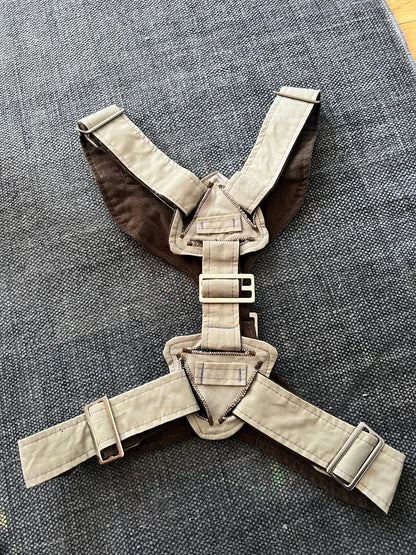 Olive Harness with Hand Painting