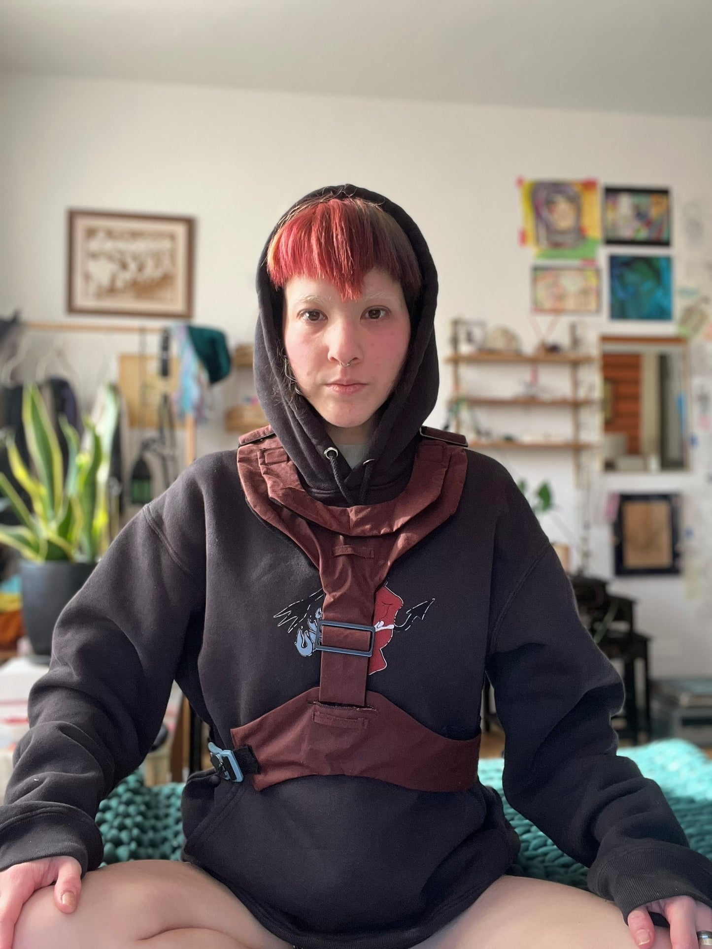 Burgundy Harness
