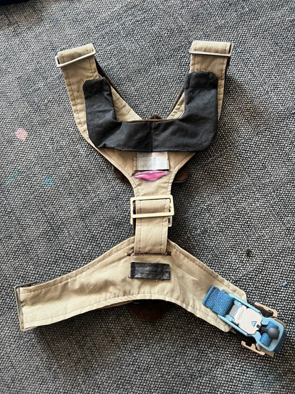 Olive Harness with Hand Painting
